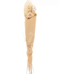 Buket af tørrede blomster BRUNETE 65 cm Naturlig