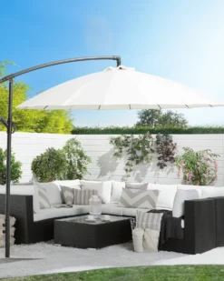 Cantilever parasol 268 cm CALABRIA II Lys Beige