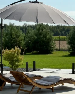 Cantilever parasol 268 cm CALABRIA II Mørkegrå