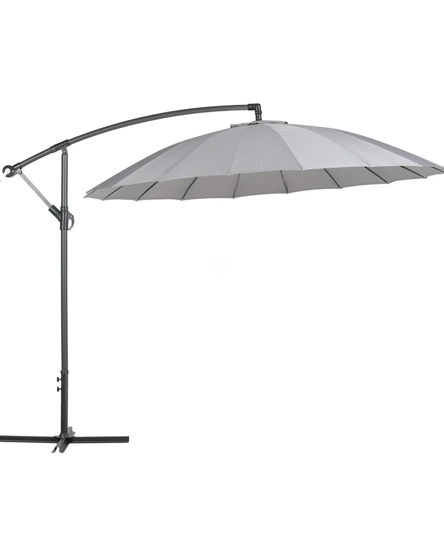 Cantilever parasol 268 cm CALABRIA II Mørkegrå