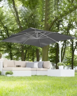 Cantilever parasol 250 cm MONZA Mørkegrå