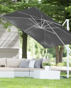 Cantilever parasol 250 cm MONZA Mørkegrå
