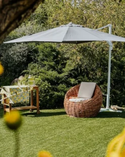 Cantilever parasol 250 cm MONZA Mørkegrå