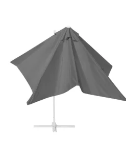 Cantilever parasol 250 cm MONZA Mørkegrå