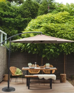 Cantilever parasol 300 cm RAVENNA Sand Beige