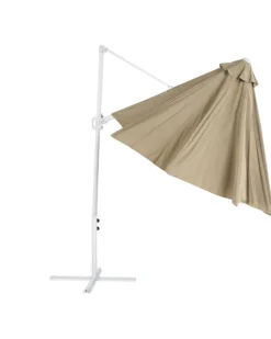 Cantilever parasol 295 cm SAVONA II Brungrå