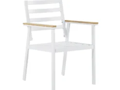 CAVOLI 4 personers Havemøbelsæt Beige Metal med puder