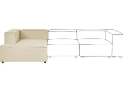 Chaiselong APRICA Kunstlinned Beige