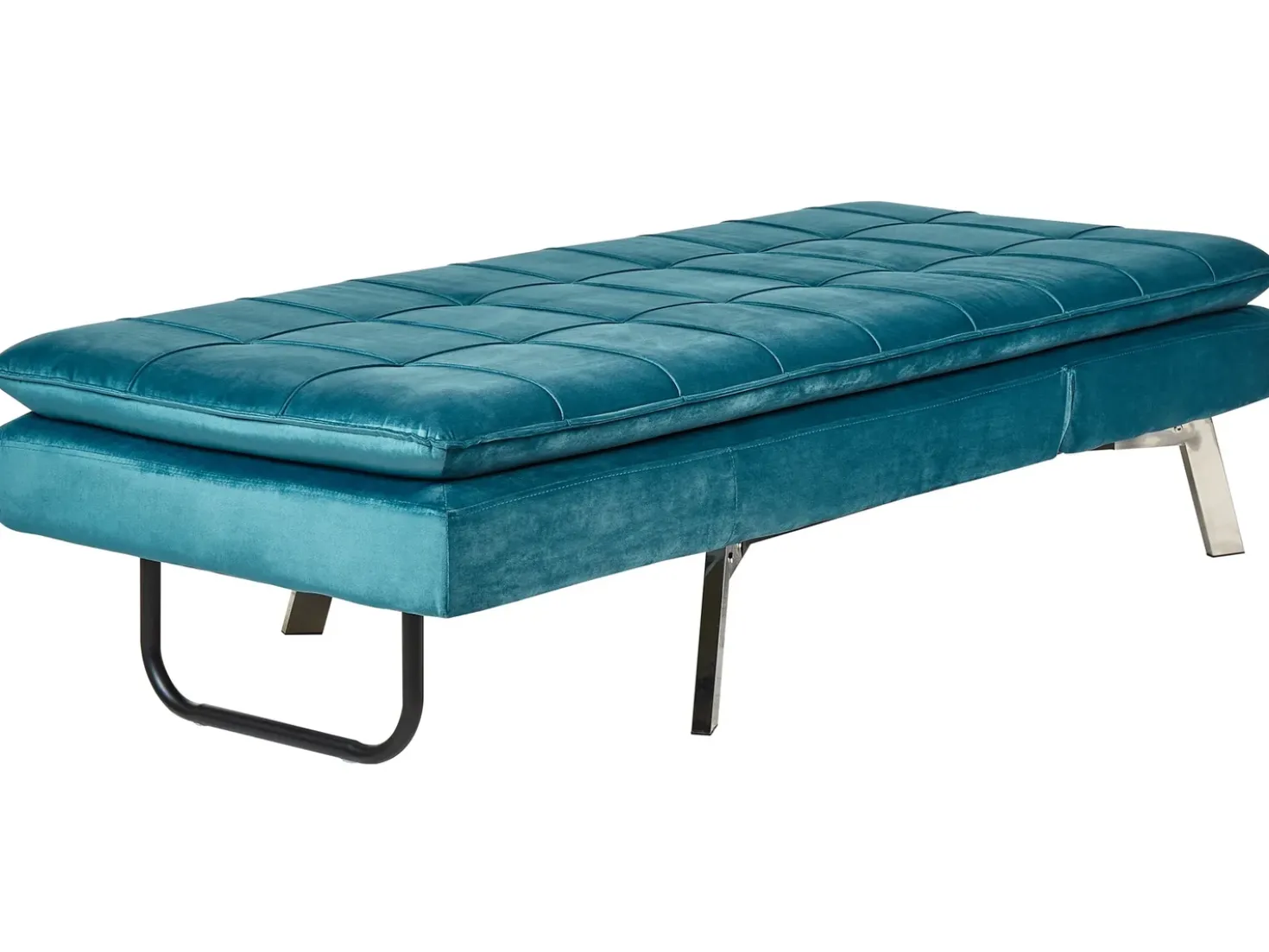 Chaiselong LOIRET Velour Blågrøn