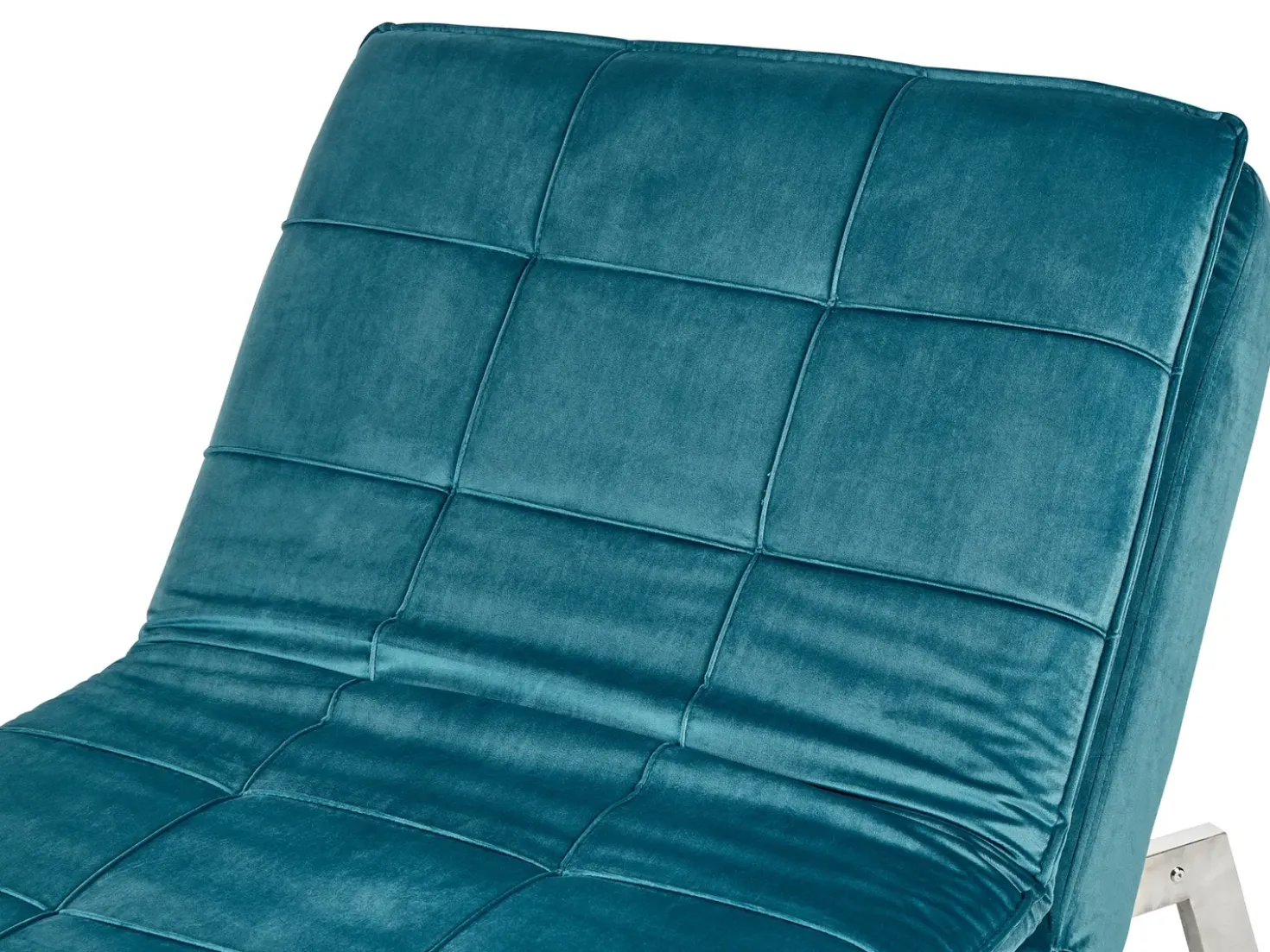 Chaiselong LOIRET Velour Blågrøn