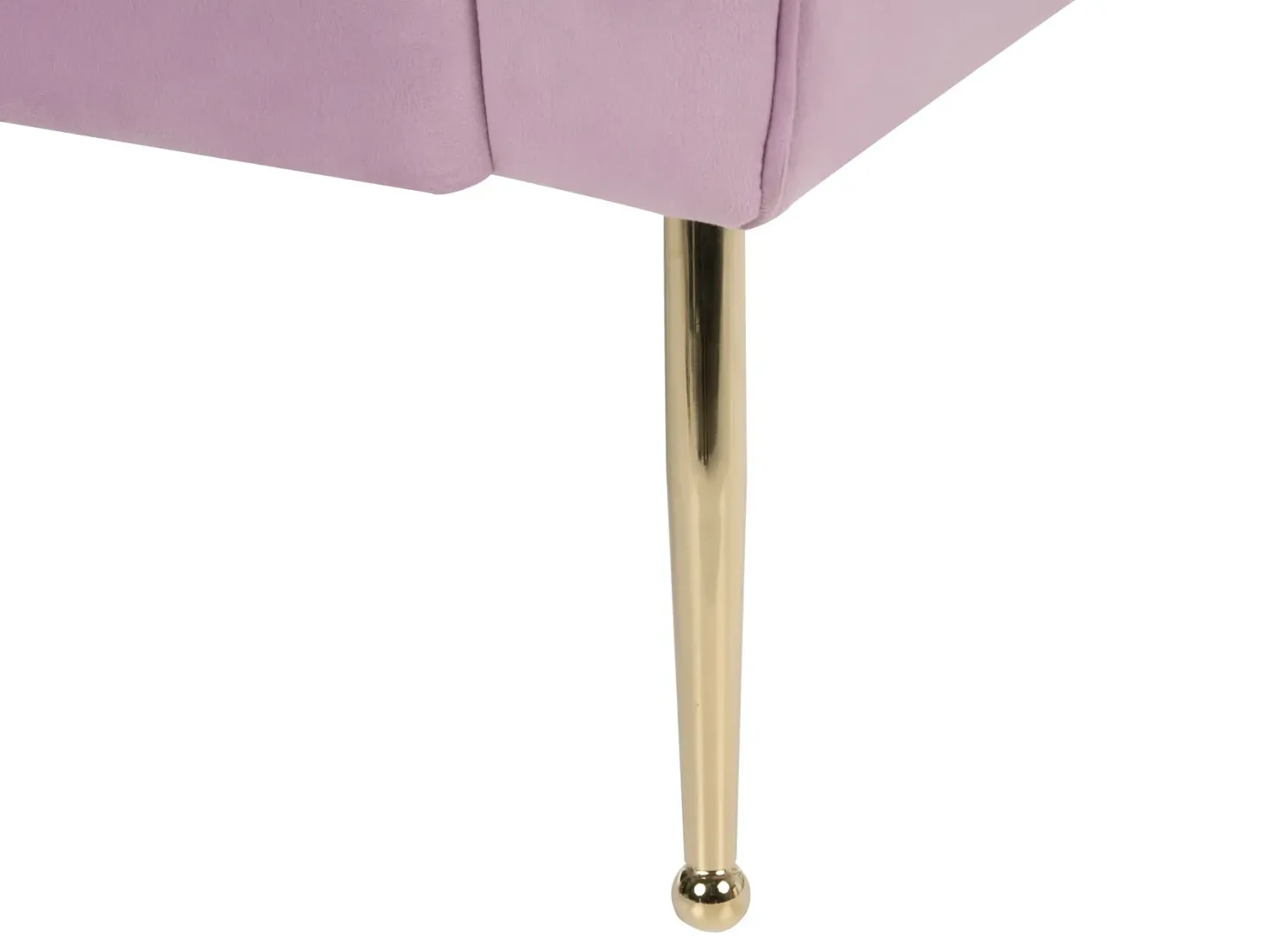 Chaiselong NANTILLY Velour Lysviolet