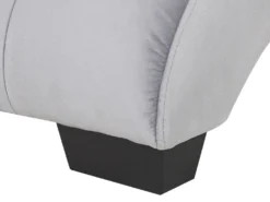Chaiselong SIMORRE Velour Grå Med indbygget Bluetooth-højttaler