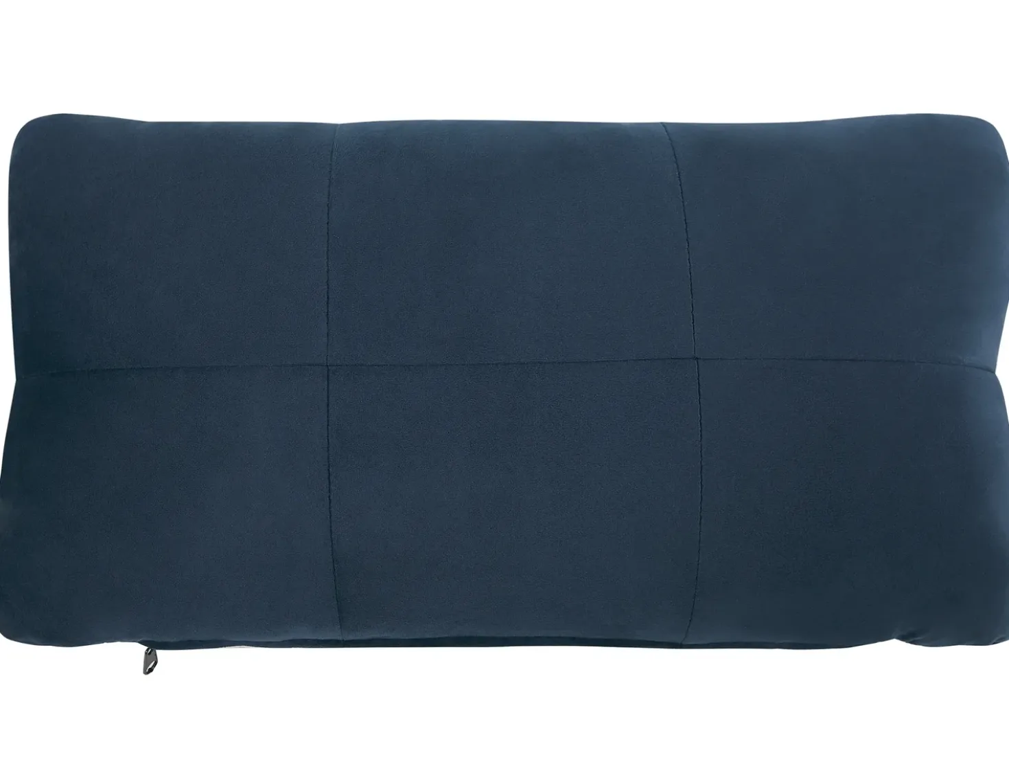 Chaiselong SIMORRE Velour Mørkeblå Med indbygget Bluetooth-højttaler