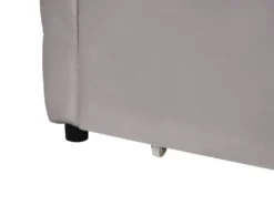 Daybed med opbevaring MARRAY Velour Lysegrå 90 x 200 cm