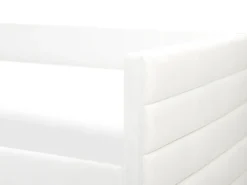 Daybed med opbevaring MARRAY Velour Cremehvid 90 x 200 cm