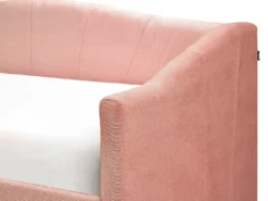 Daybed med opbevaring VITTEL 90 x 200 cm Lyserød