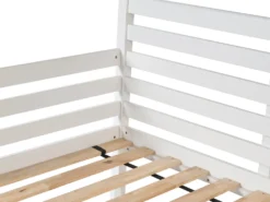 Daybed Træ THEZA 90 x 200 cm Hvid