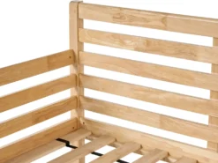 Daybed Træ THEZA 90 x 200 cm Naturlig