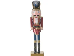 Dekorativ figur HOGSJON Nøddeknækker 50 cm Rød