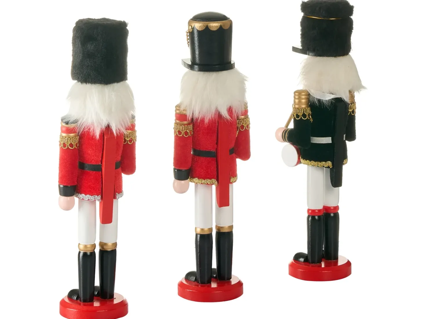 Dekorativ figur LAGAN Nøddeknækker 30 cm Rød