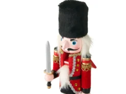 Dekorativ figur LAGAN Nøddeknækker 30 cm Rød