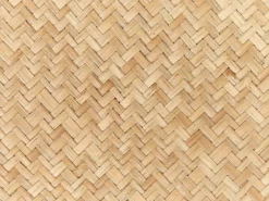 Dekorativ bakke CALAYAN Rattan Beige