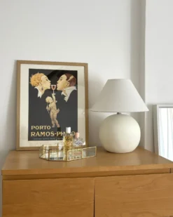 Dekorativ bakke CHABRIS Glas Guld