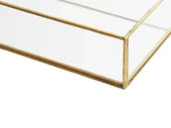 Dekorativ bakke GRENOBLE Glas Guld