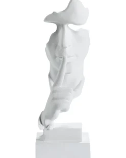 Dekorativ figur Ansigt RAAHE Hvid