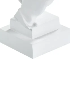 Dekorativ figur Ansigt RAAHE Hvid
