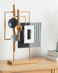 Dekorativ figur SULFUR Metal Guld