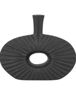 Dekovase ARWAD Stentøj 24 cm Sort