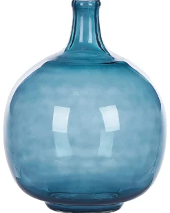 Dekovase CHAPPATHI Glas 31 cm Blå