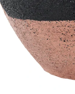 Dekovase DAULIS Keramik 31 cm Sort