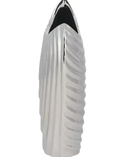 Dekovase ECETRA Stentøj 26 cm Sølv