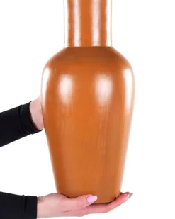 Dekovase KARFI Keramik 37 cm Orange