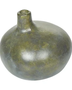 Dekovase KLANG Keramik 18 cm Grå