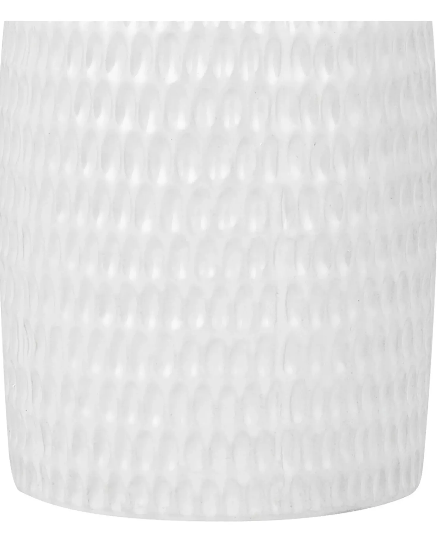 Dekovase LINZI Stentøj 25 cm Hvid
