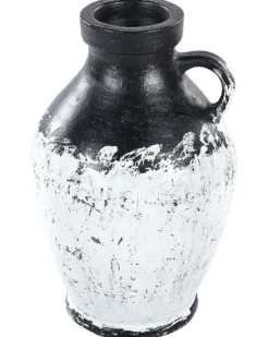 Dekovase MASSALIA Keramik 33 cm Hvid