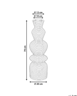 Dekovase NUORO Rattan 70 cm Naturlig