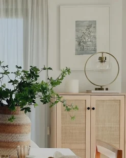 Dekovase RENUN Keramik 36 cm Naturlig