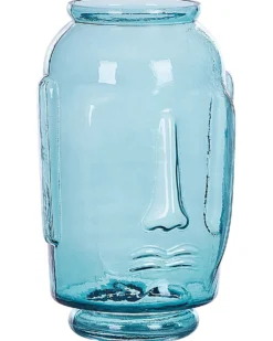 Dekovase SAMBAR Glas 31 cm Blå