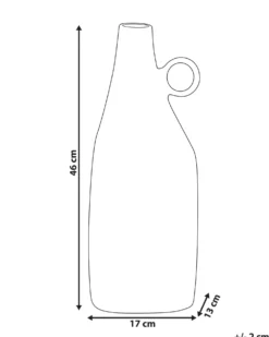 Dekovase SAMBHAR Metal 46 cm Messing