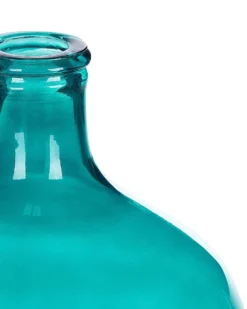 Dekovase SAMOSA Glas 48 cm Turkis