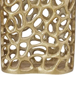 Dekovase SANCHI Metal 33 cm Guld