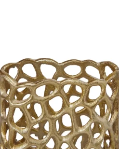Dekovase SANCHI Metal 33 cm Guld
