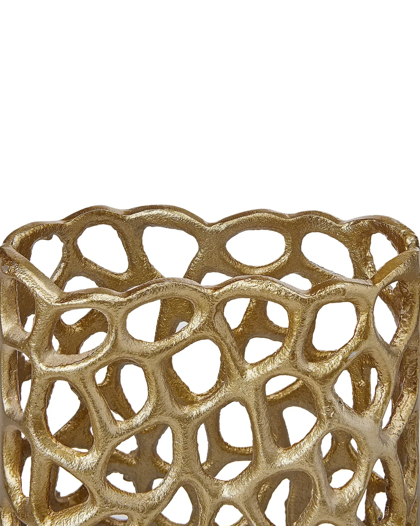 Dekovase SANCHI Metal 33 cm Guld