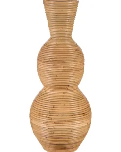 Dekovase SYMI Rattan 70 cm Naturlig
