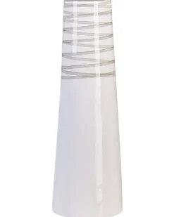 Dekovase TARRAGONA Keramik 57 cm Hvid