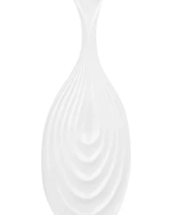 Dekovase THAPSUS Keramik 39 cm Hvid
